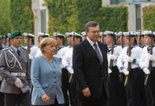 Янукович і Меркель