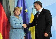 Віктор Янукович, Ангела Меркель