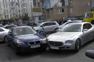[фото] Мілевський протаранив BMW в центрі Києва