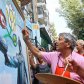 Футболісти ФК "Шахтар" намалювали емблему Донецька_9