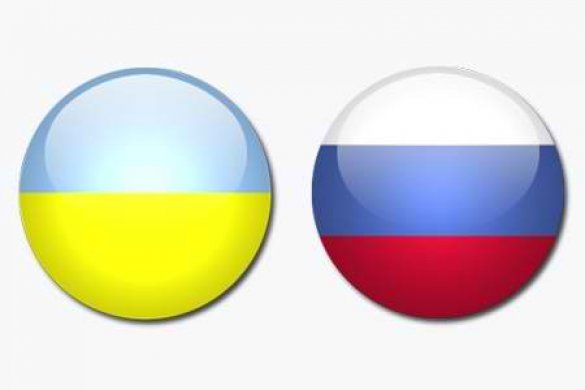 флаг россии и украины