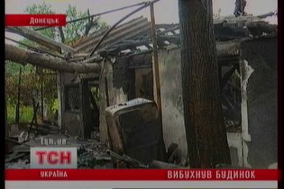 В Донецке взорвался частный дом