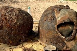 В Донецке найдено захоронение солдат Вермахта