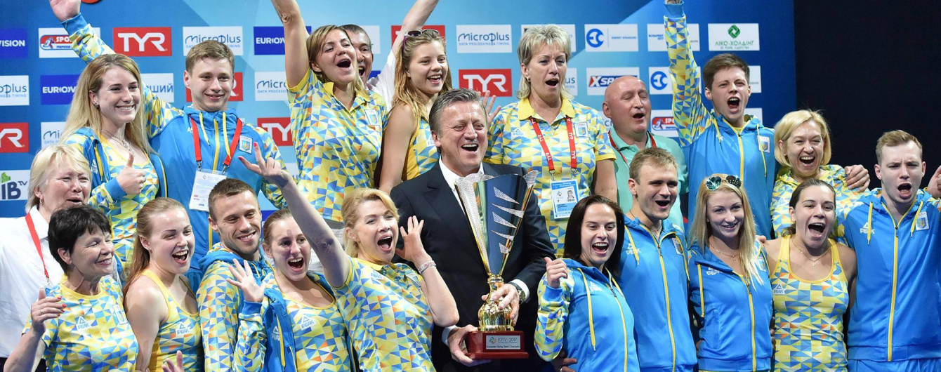 Збірна України стала кращою в загальнокомандному заліку на Чемпіонаті Європи зі стрибків у воду в Києві